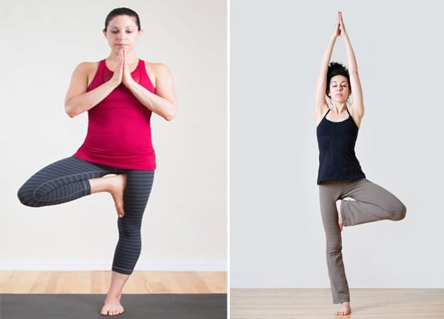 tree pose yoga