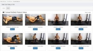 Flat belly fix exercise books