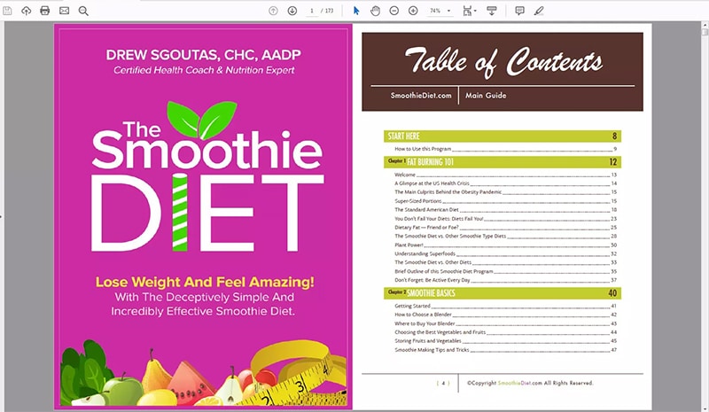 smoothie diet 21 day member eBook cover