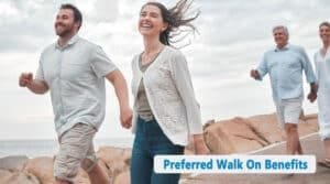 preferred walk on benefits