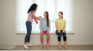 different exercises of resistance bands